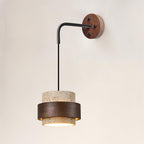 Cole Travertine Wall Lamp — product view 2