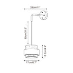 Cole Travertine Wall Lamp — product view 5