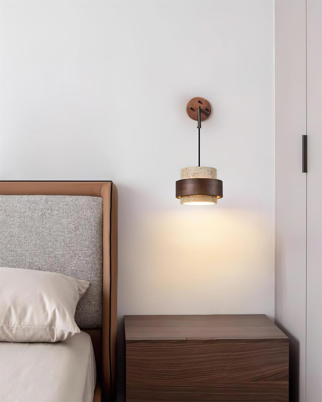 Cole Travertine Wall Lamp — product view 13