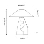 Ruins Wood Table Lamp — product view 5