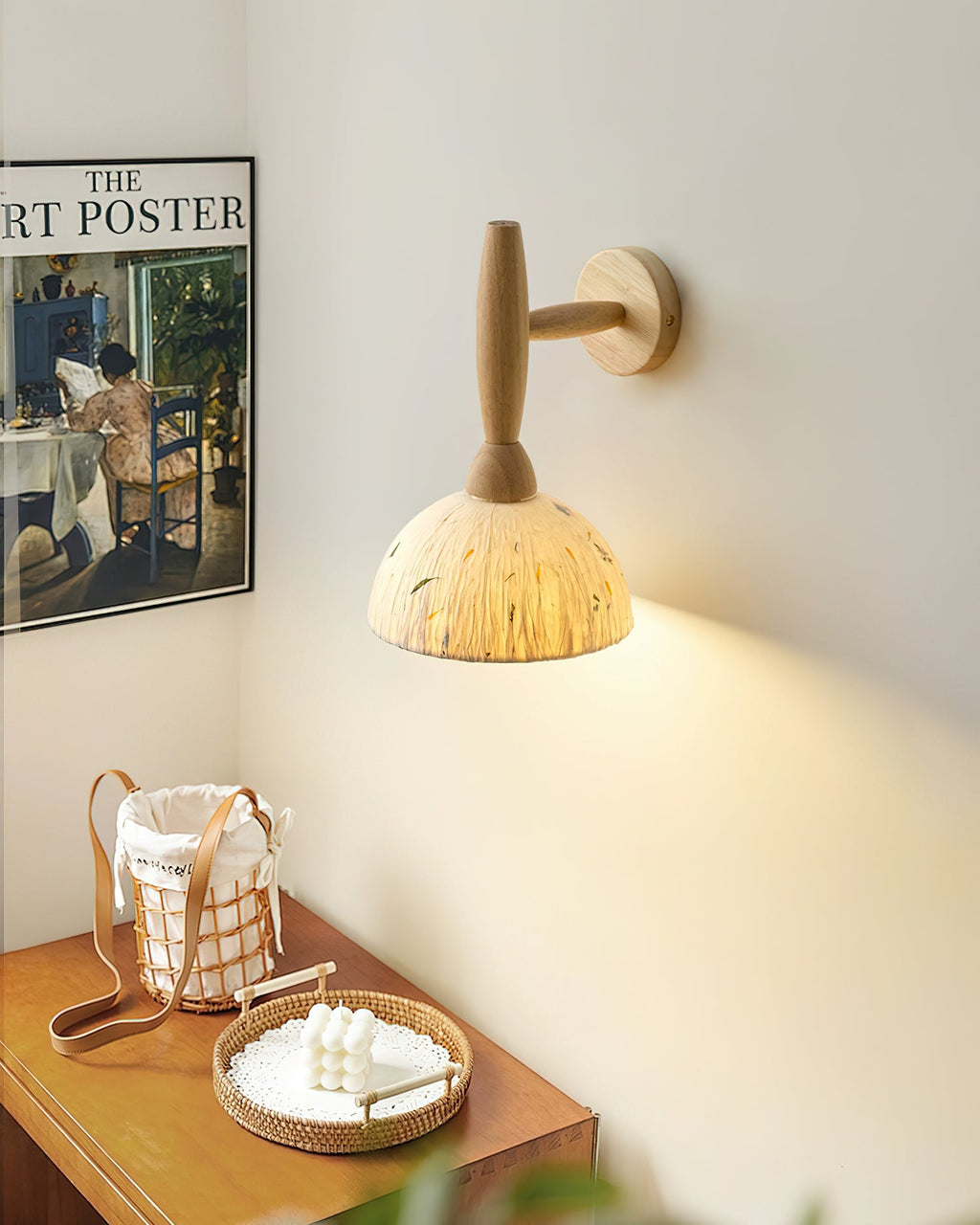 Playa Wood Wall Lamp — product view 3