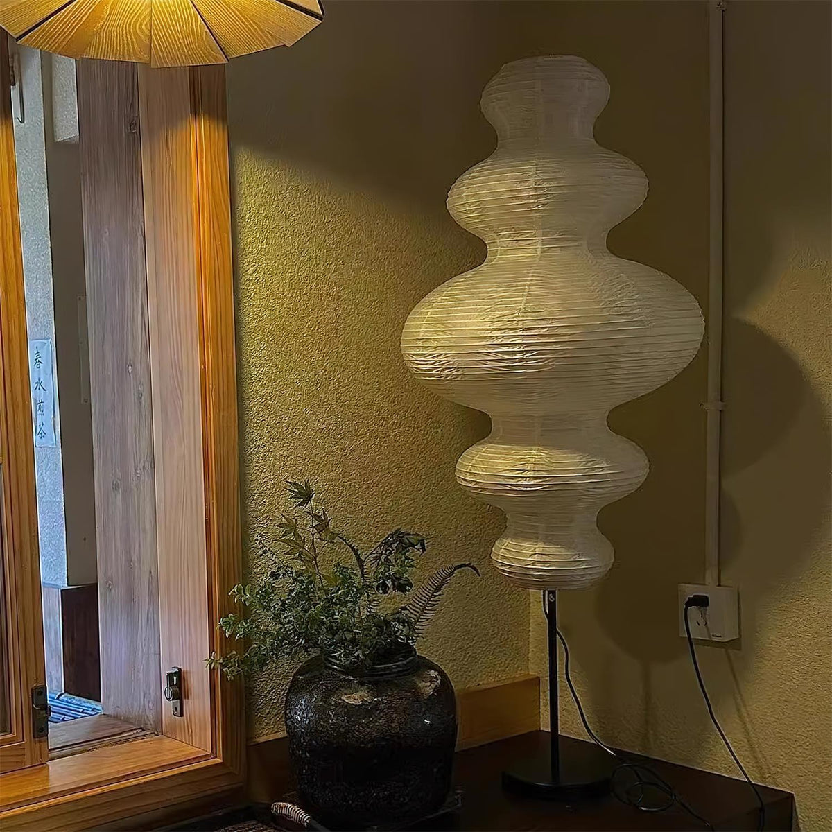 Rice Paper Floor Lamp R5 — product view 12