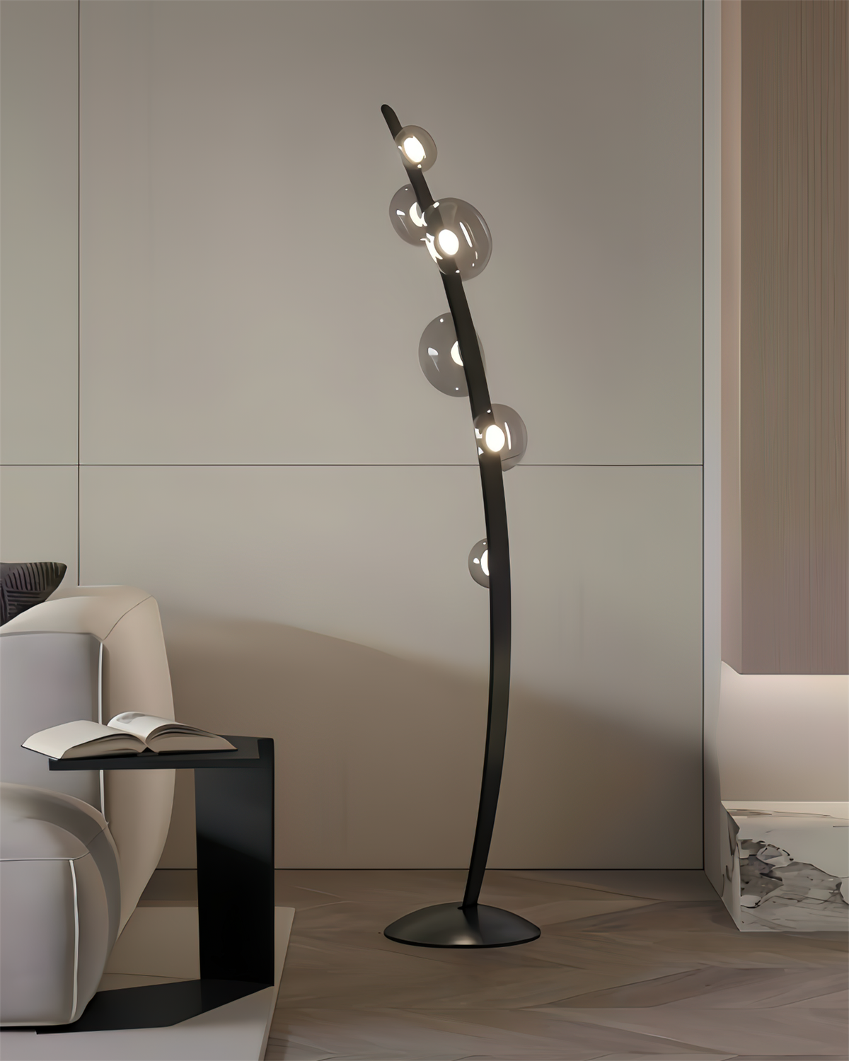 Dew Drops Glass Floor Lamp — product view 3