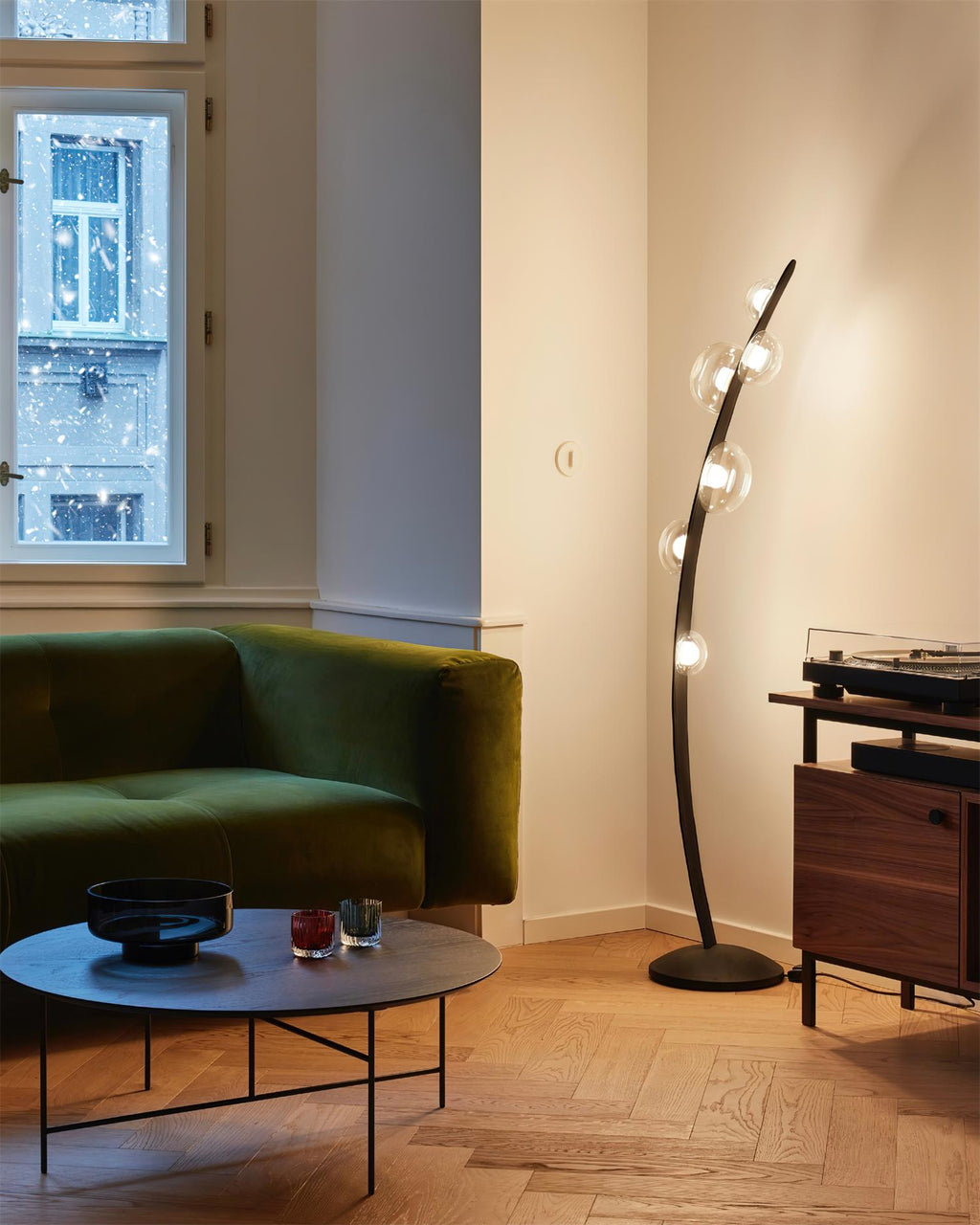 Dew Drops Glass Floor Lamp — product view 4