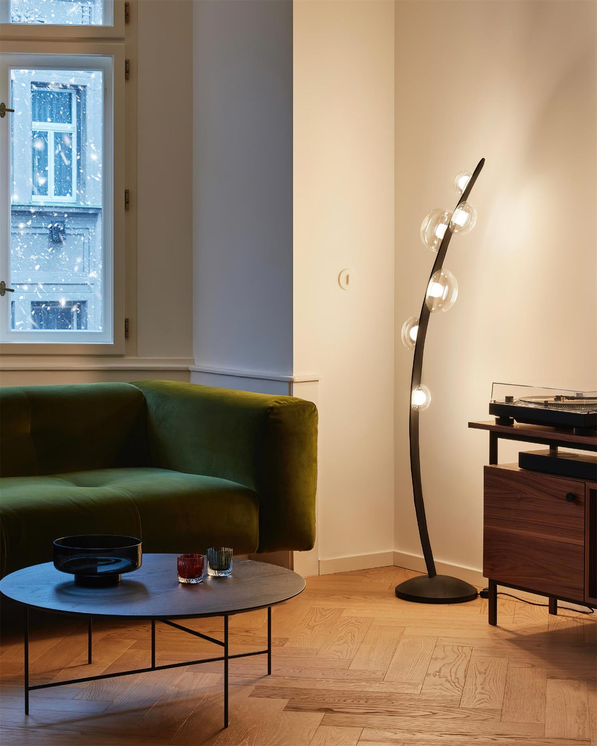 Dew Drops Glass Floor Lamp — product view 4