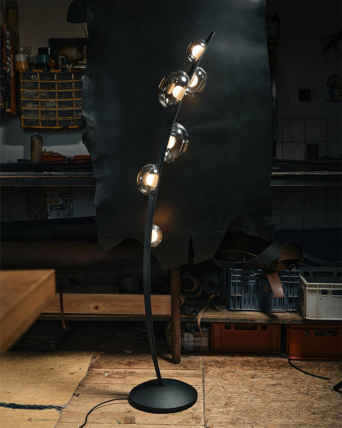 Dew Drops Glass Floor Lamp — product view 7