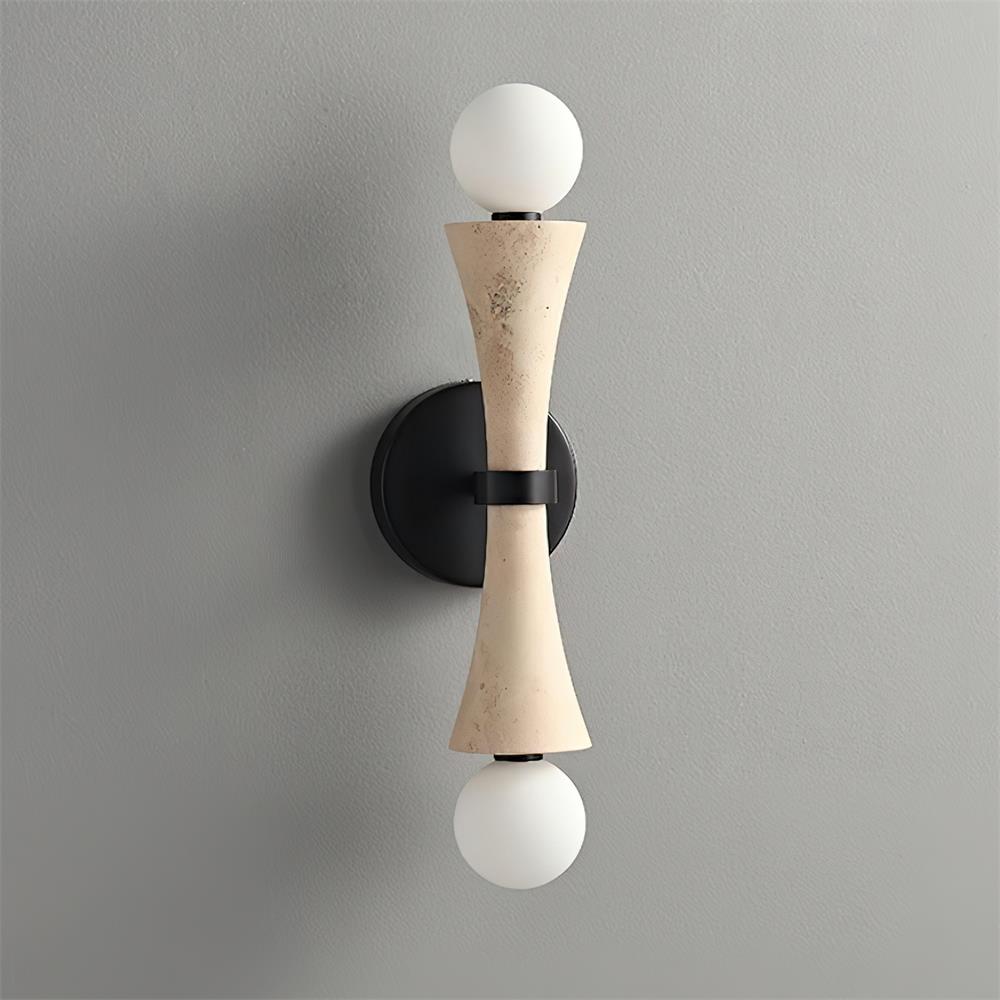 Katia Travertine Wall Lamp — product view 2