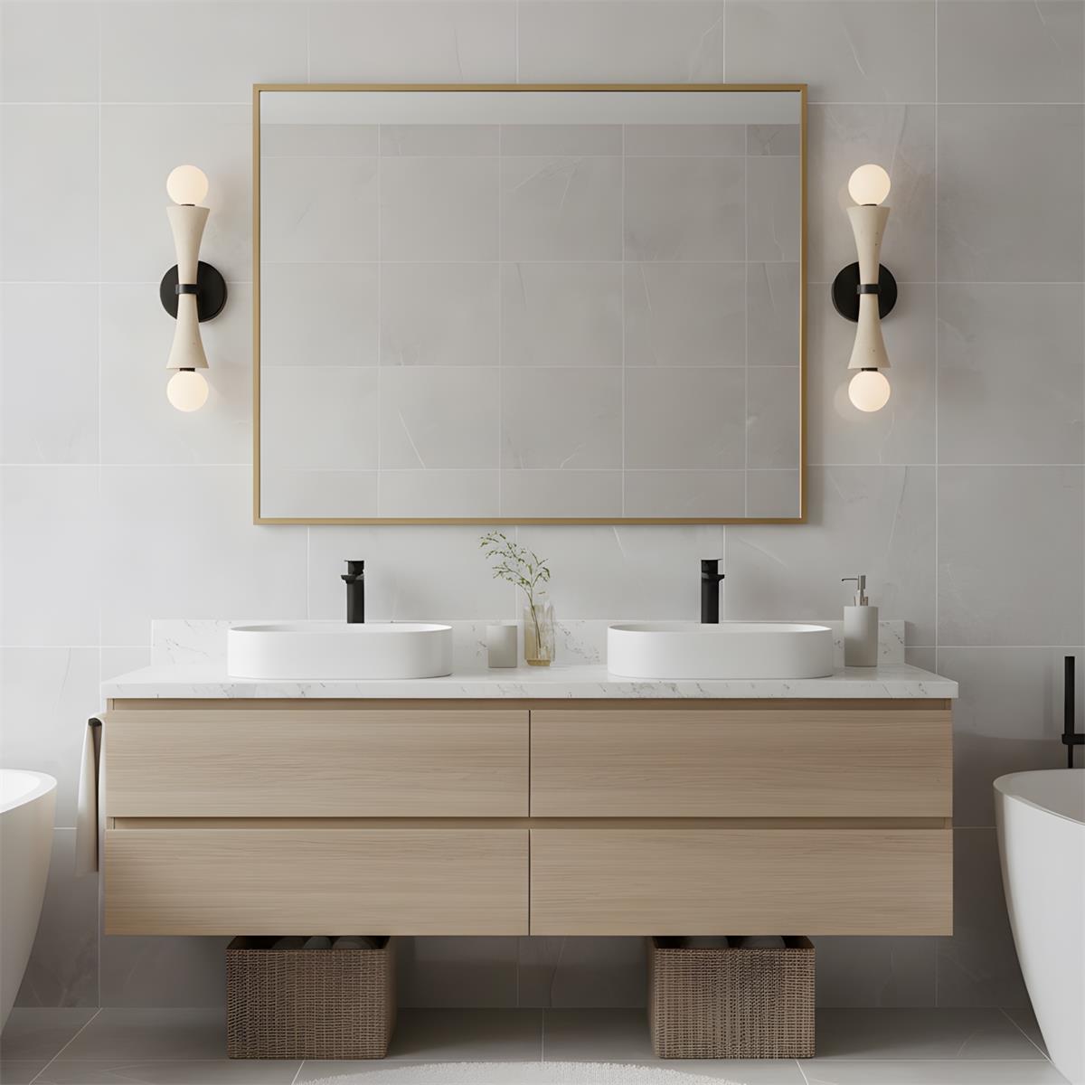 Katia Travertine Wall Lamp — product view 8