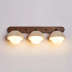 Zenora Globe Travertine Wall Lamp — product view 3
