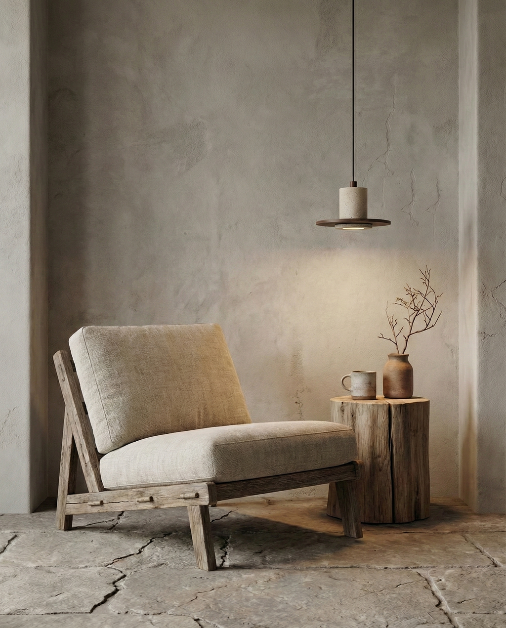 Kalea Travertine Pendant Lamp — product view 13