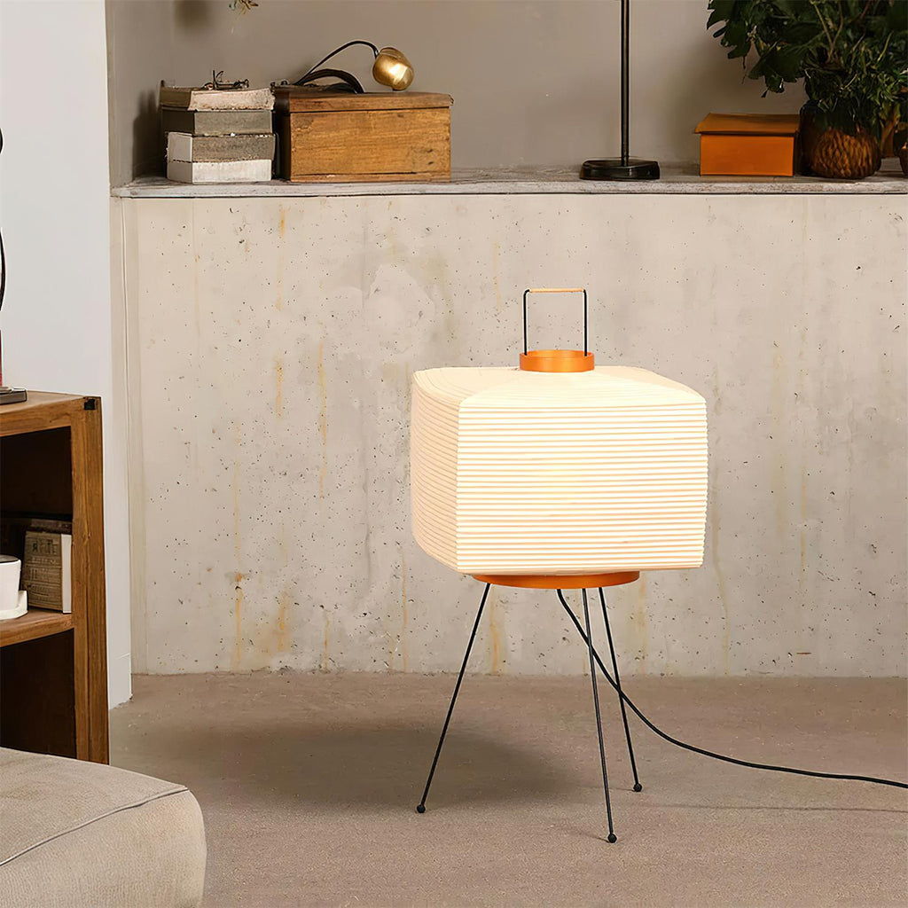 Rice Paper Table Lamp R6 — product view 4