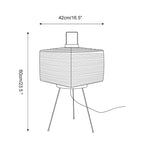 Rice Paper Table Lamp R6 — product view 5