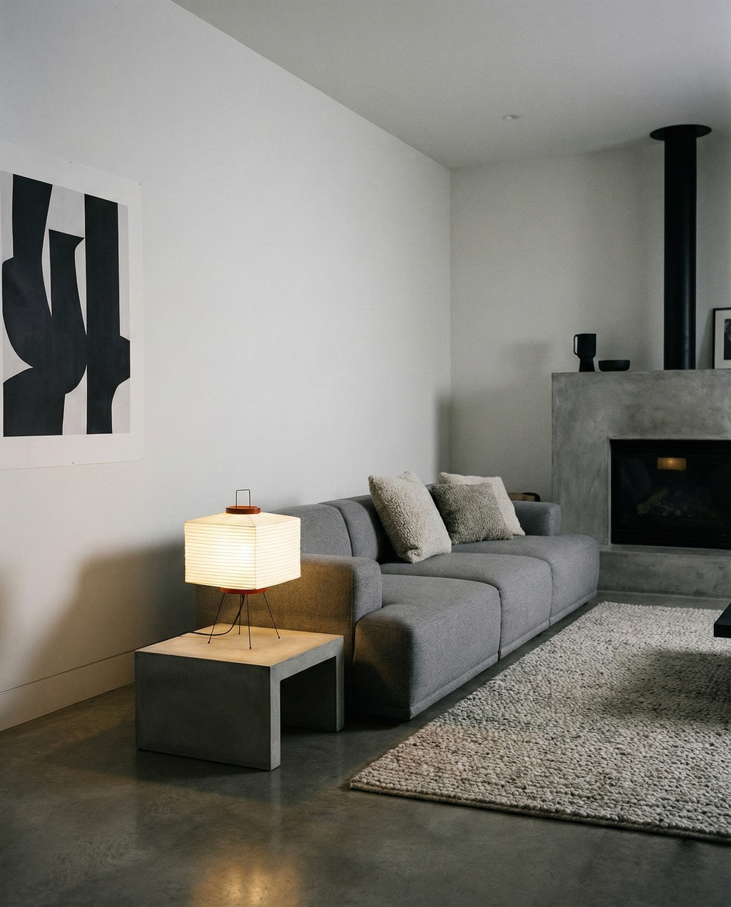 Rice Paper Table Lamp R6 — product view 6