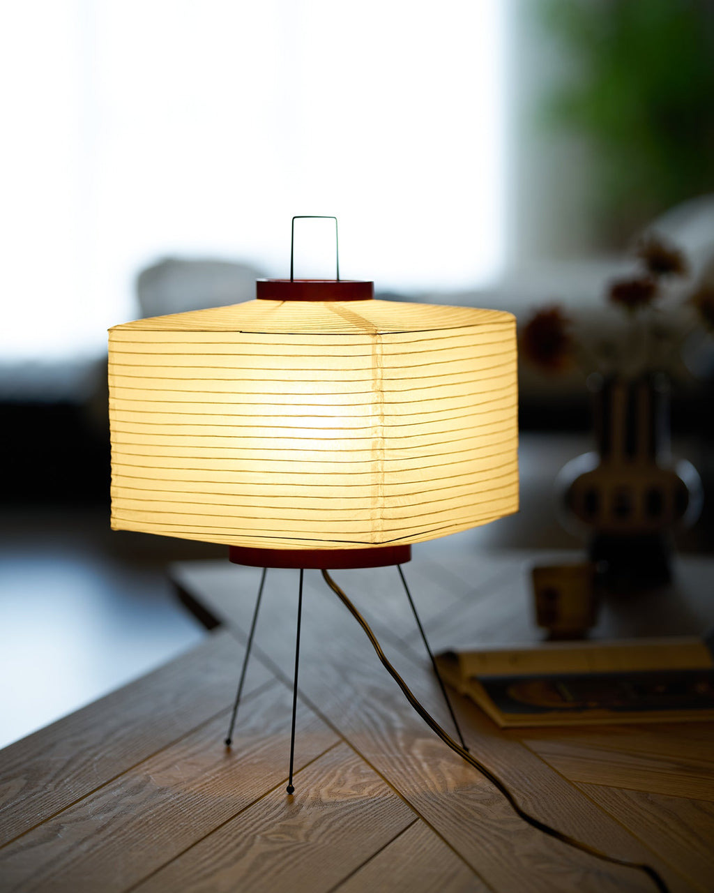 Rice Paper Table Lamp R6 — product view 27
