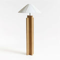 Crossbase Wooden Wood Floor Lamp — product view 2