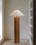 Crossbase Wooden Wood Floor Lamp — product view 8