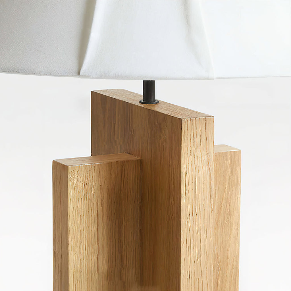 Crossbase Wooden Wood Floor Lamp — product view 9