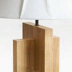 Crossbase Wooden Wood Floor Lamp — product view 9