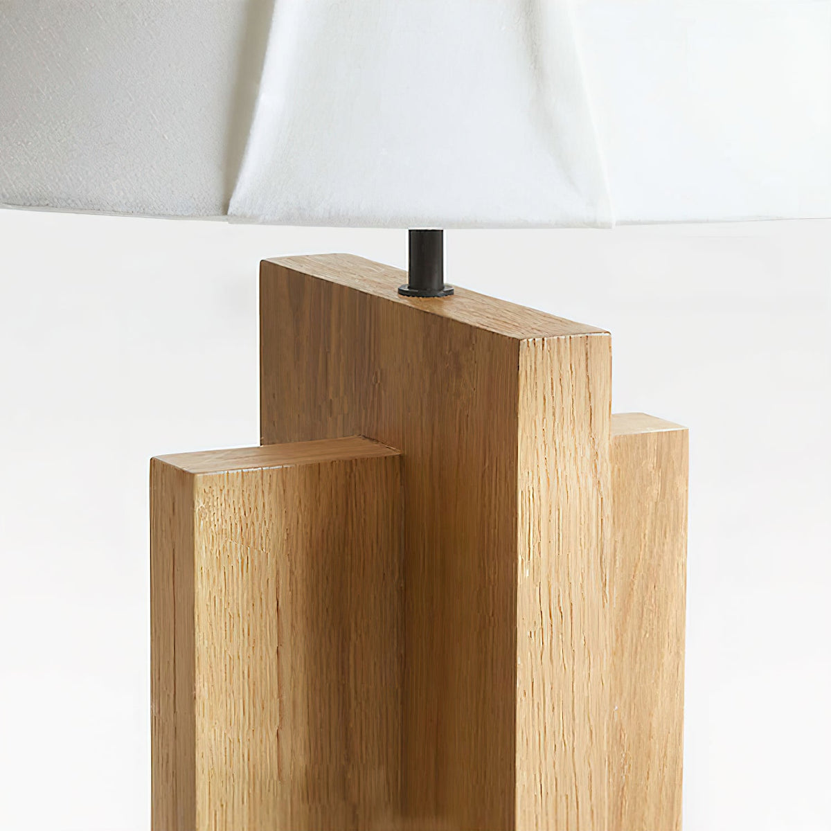 Crossbase Wooden Wood Floor Lamp — product view 9