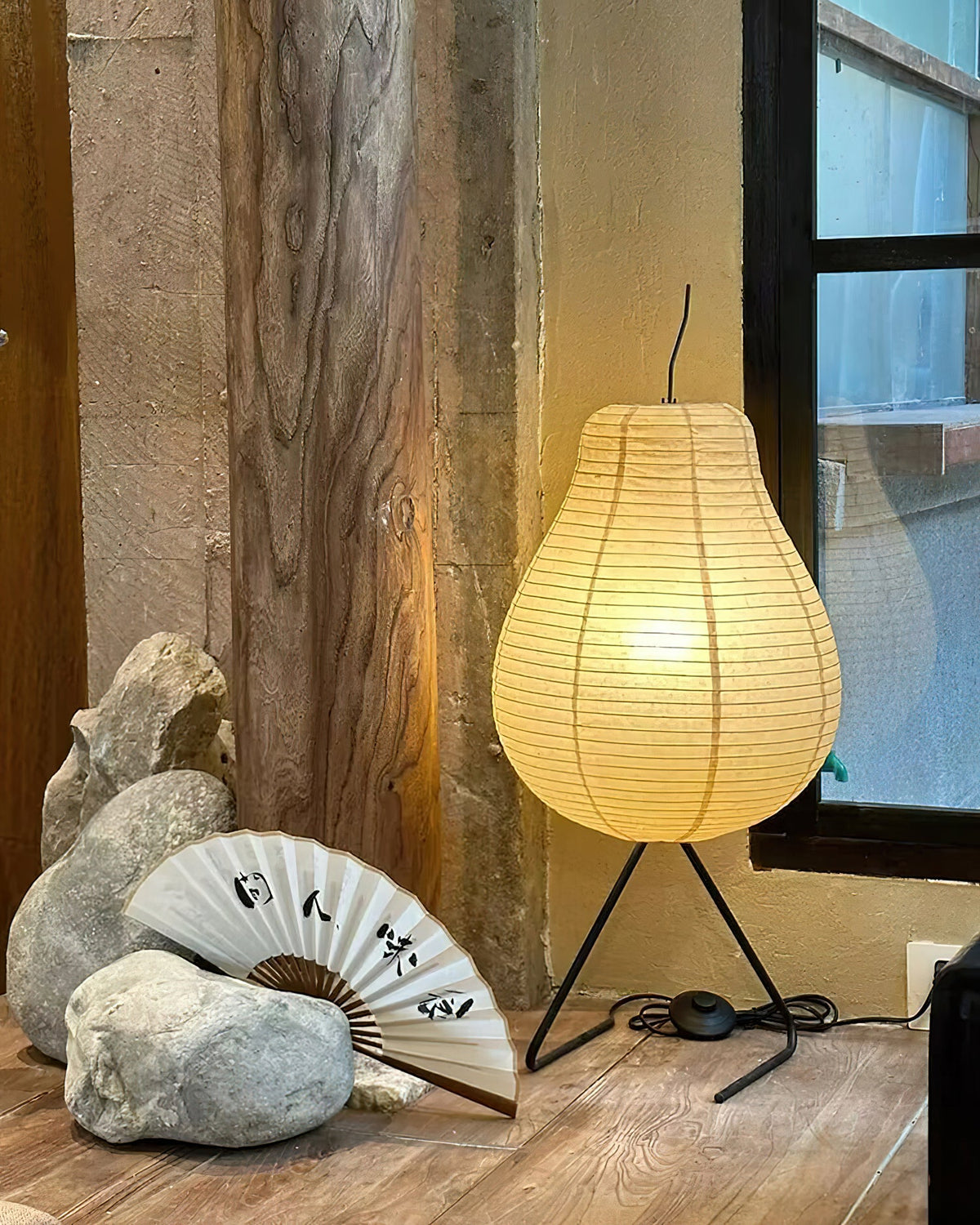 Pear Rice Paper Floor Lamp — product view 3