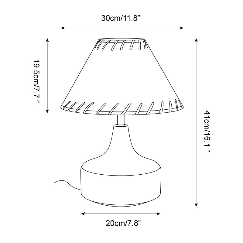 Enora Metal Table Lamp — product view 5