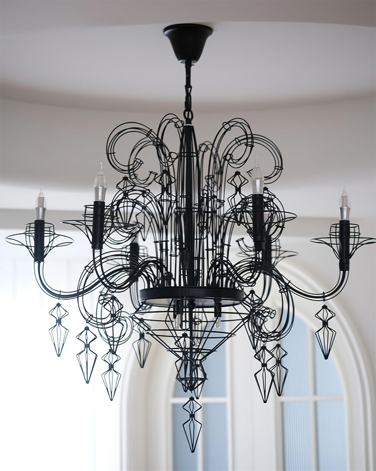 Baroque Metal Chandelier — product view 7