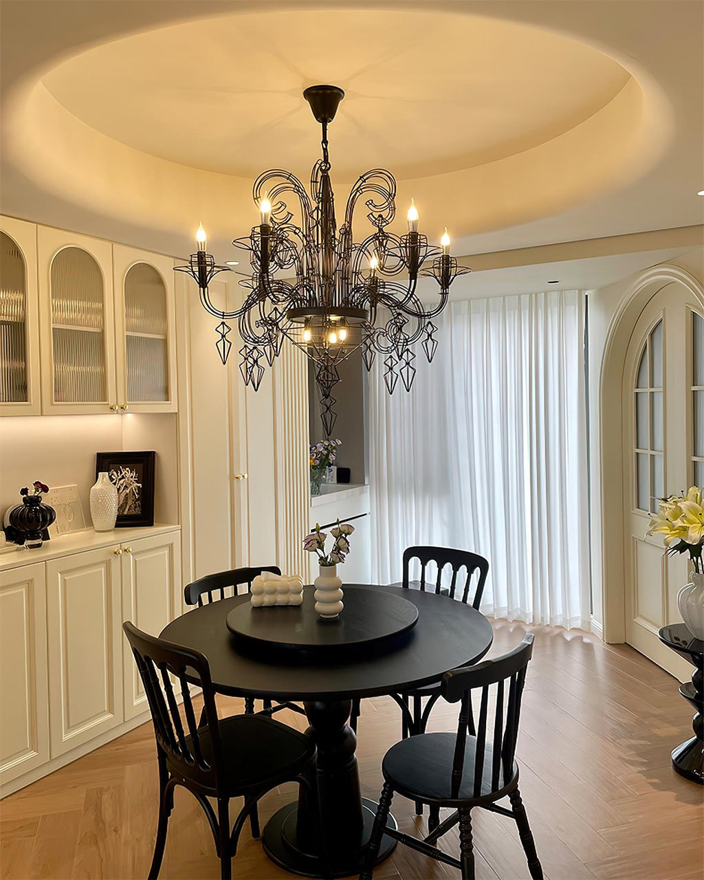 Baroque Metal Chandelier — product view 10