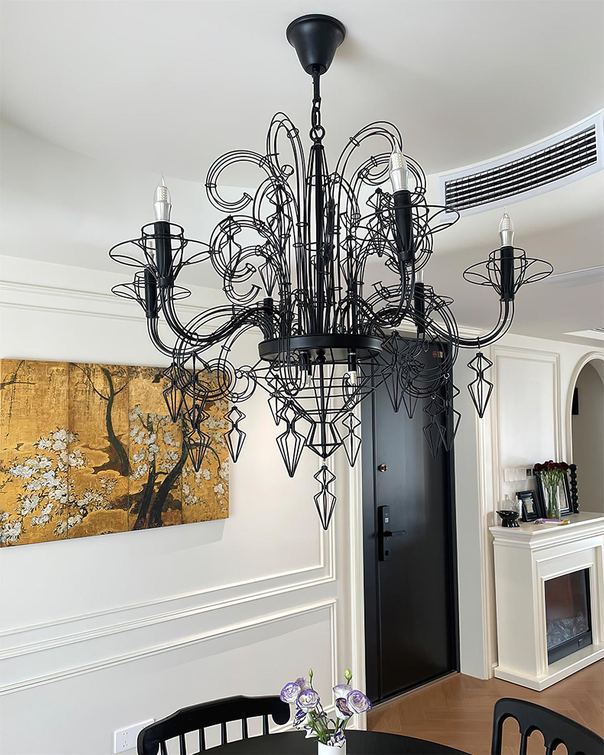 Baroque Metal Chandelier — product view 11