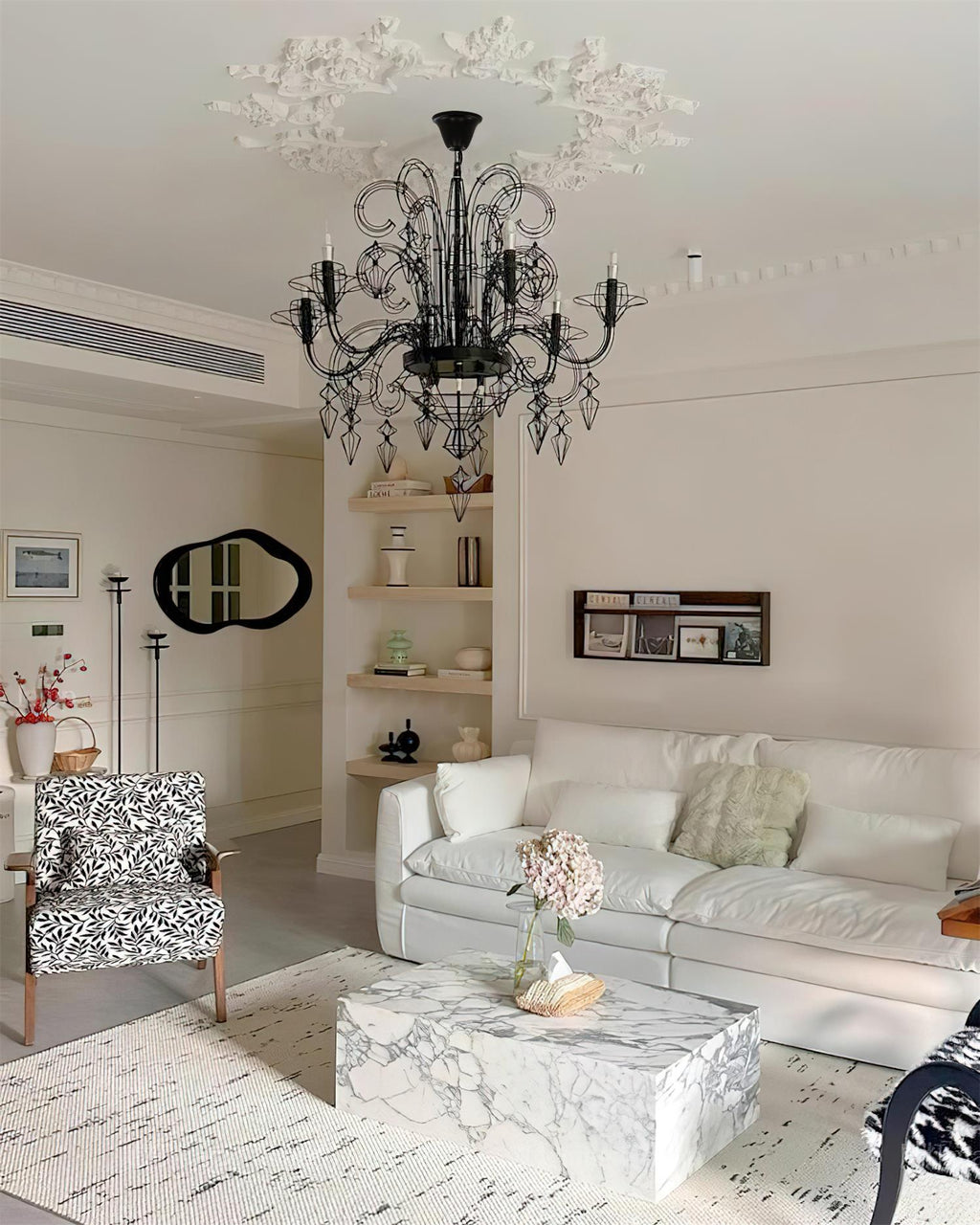 Baroque Metal Chandelier — product view 15