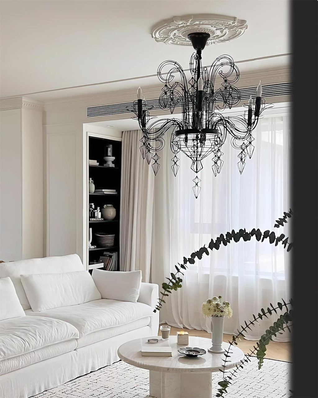 Baroque Metal Chandelier — product view 16