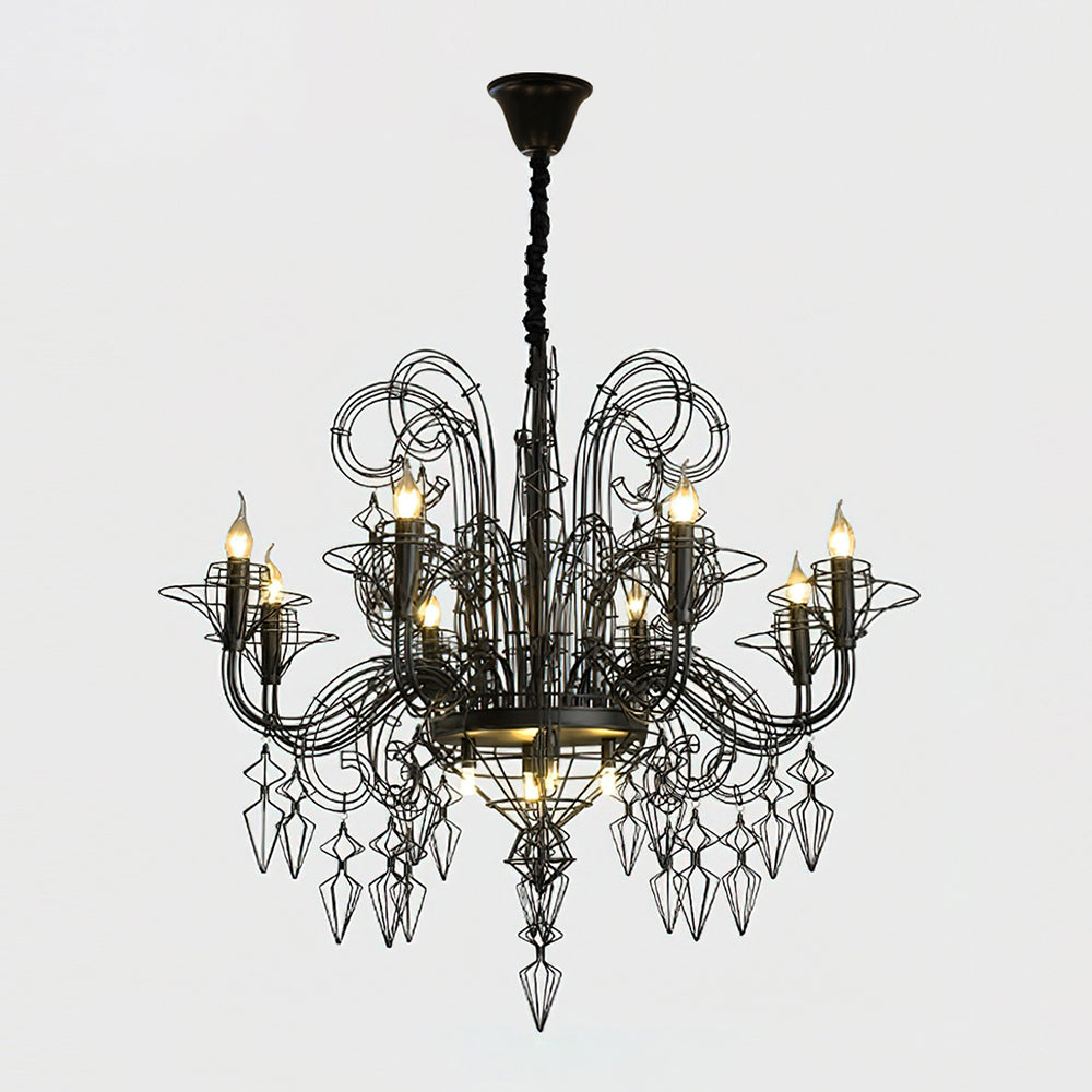 Baroque Metal Chandelier — product view 18