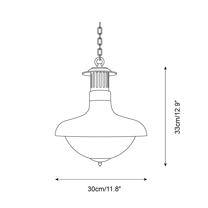Torill Glass Pendant Lamp — product view 5