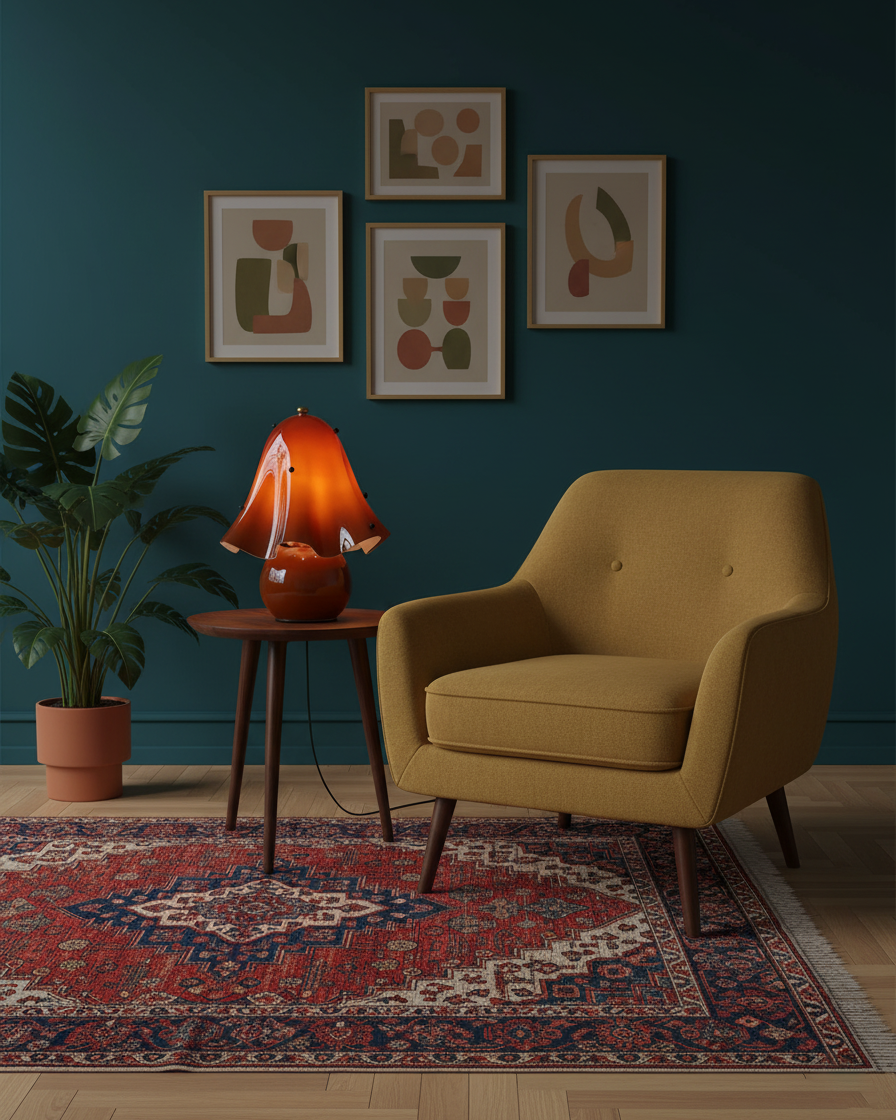 Vera Glass Table Lamp — product view 12
