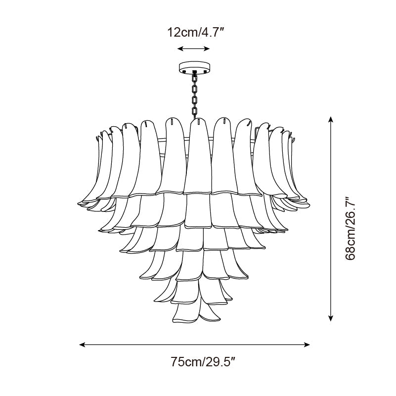 Alrinis Glass Chandelier — product view 8