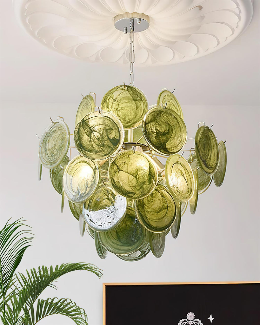 Neuvy Glass Chandelier — product view 4