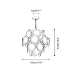 Neuvy Glass Chandelier — product view 5