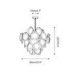 Neuvy Glass Chandelier — product view 6