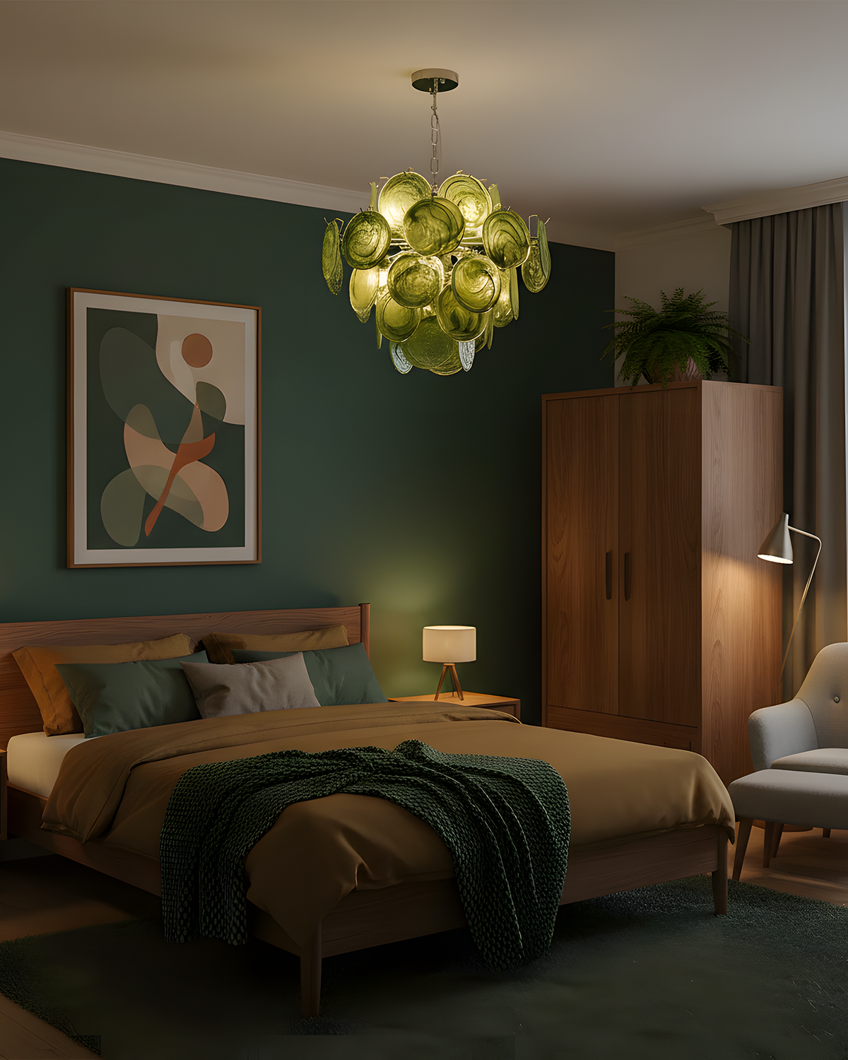 Neuvy Glass Chandelier — product view 13