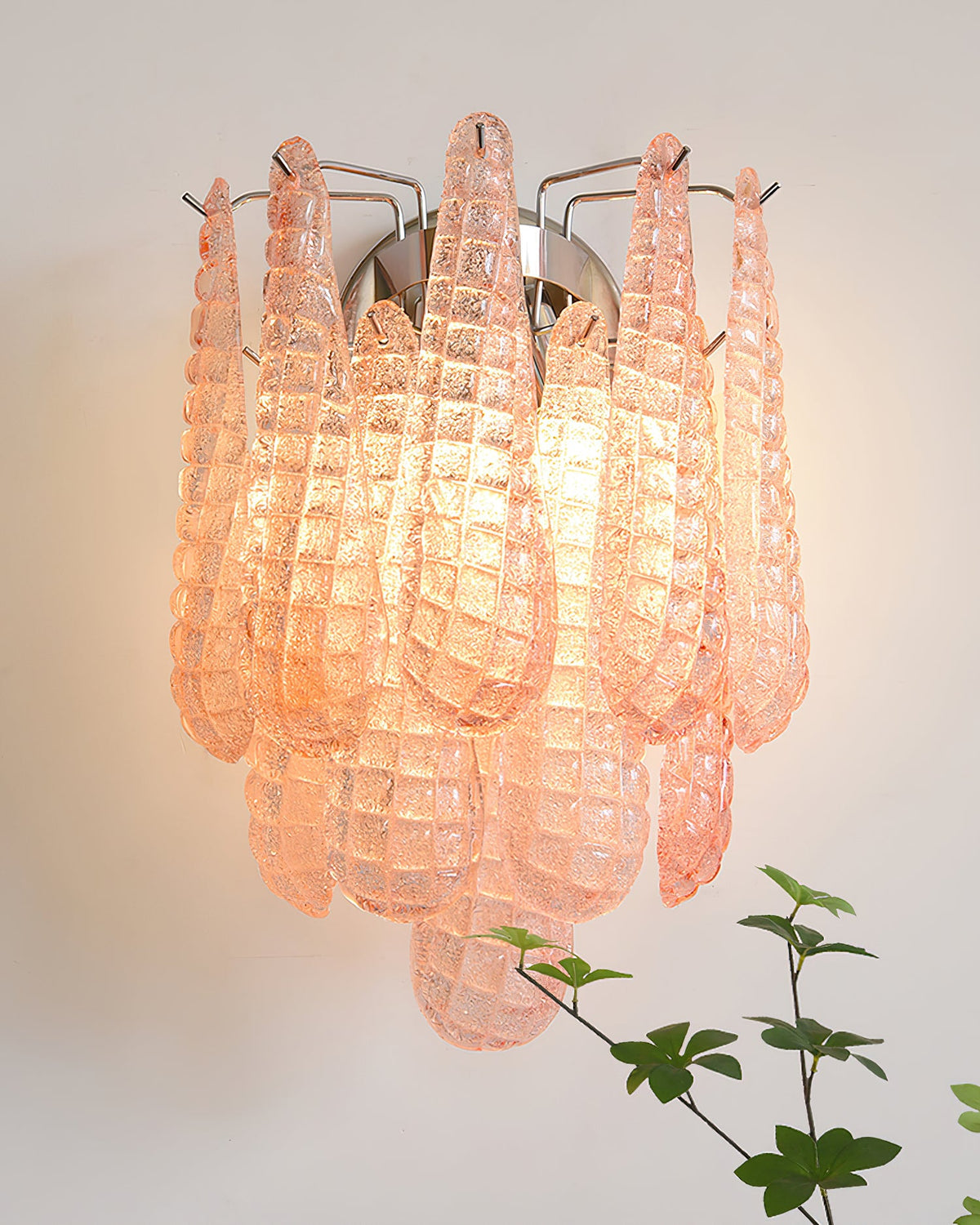Mazzega Glass Wall Lamp — product view 12