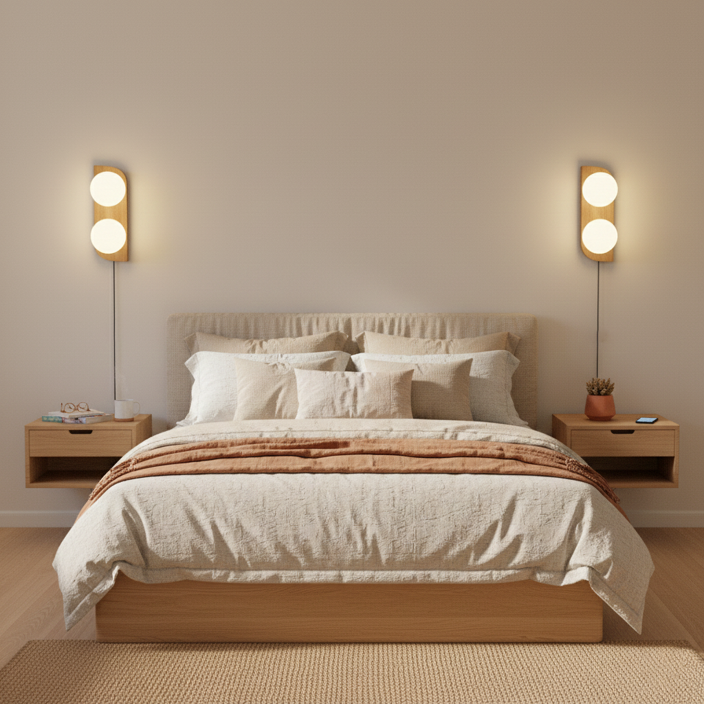 Neptune Travertine Plug In Wall Lamp — product view 11