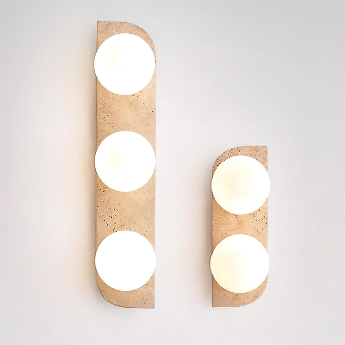 Neptune Travertine Plug In Wall Lamp — product view 16