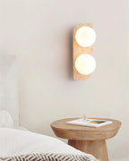 Neptune Travertine Plug In Wall Lamp — product view 21