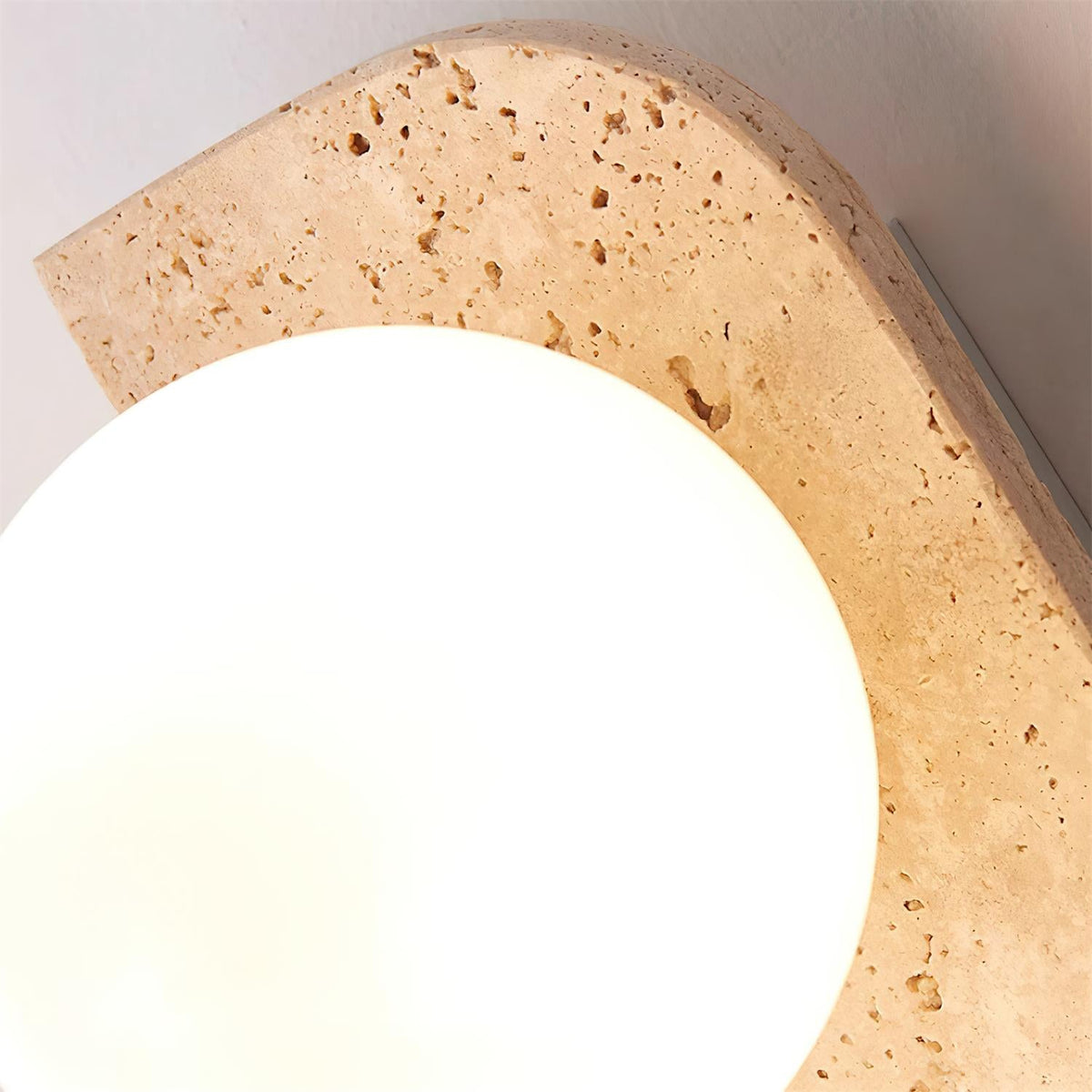 Neptune Travertine Plug In Wall Lamp — product view 25