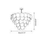 Lelaina Glass Chandelier — product view 7