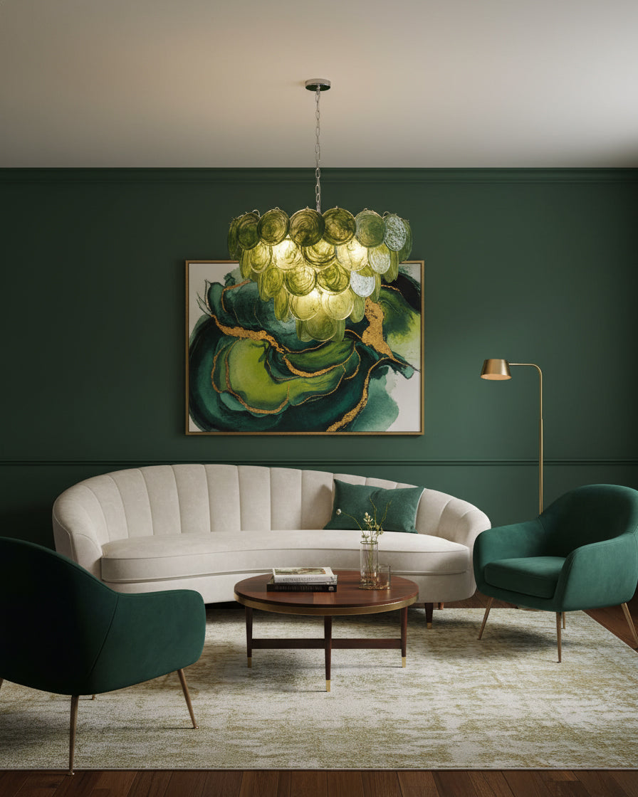 Lelaina Glass Chandelier — product view 12
