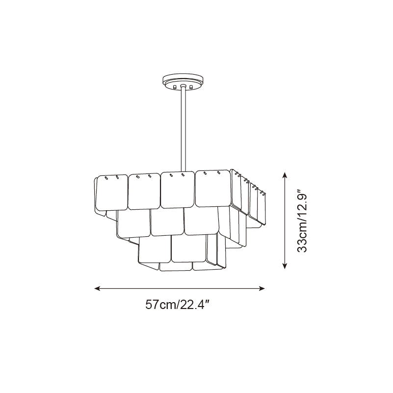 Revelation Glass Chandelier — product view 5