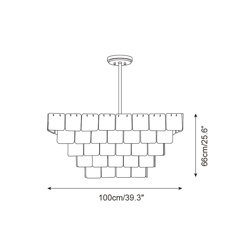Revelation Glass Chandelier — product view 7