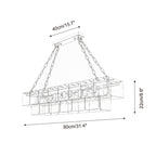 Revelation Glass Chandelier — product view 8
