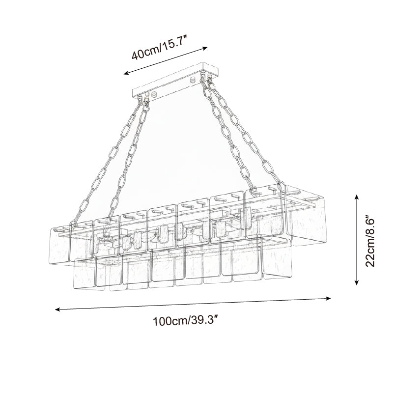 Revelation Glass Chandelier — product view 9