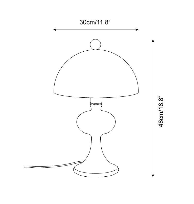 Mensy Wood & Faux Alabaster Table Lamp — product view 5